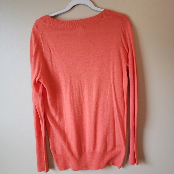 J. Crew merino wool/silk orange sweater - Picture 4 of 4